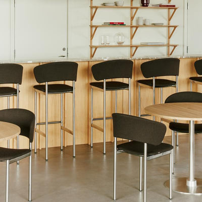 PLAN Barstool w/ Arm - Fully Upholstered