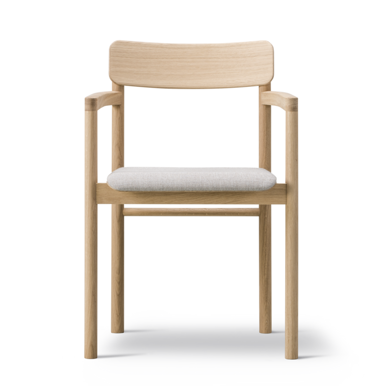 Post Armchair - Seat Upholstered