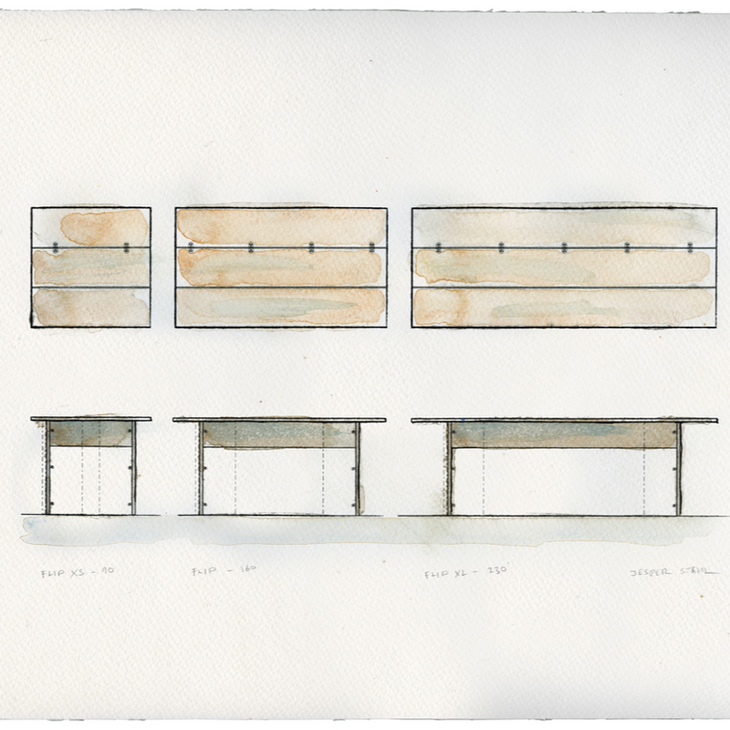 Flip Table (Black)- OUTLET