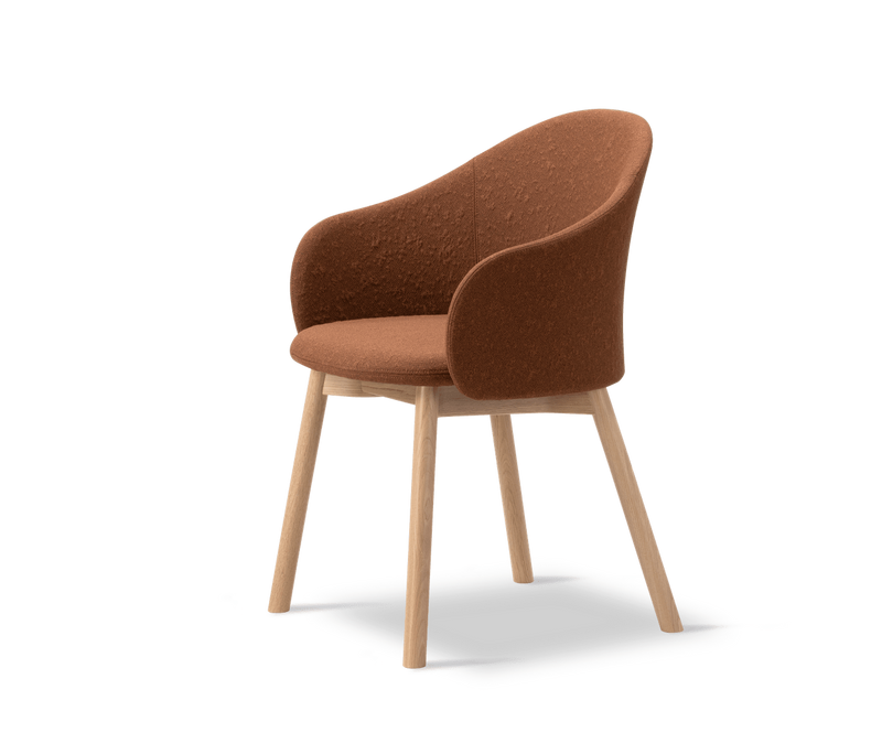 Gomo Armchair - Wood Base