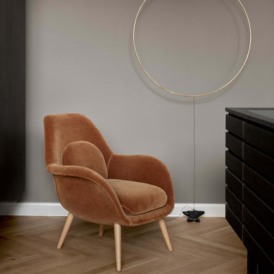 Swoon Lounge Chair - Petit - Leather Shell