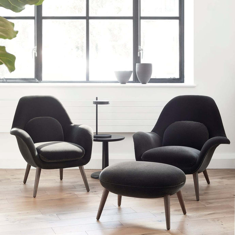 Swoon Lounge Chair - Maple 742 | Walnut Lacquered - OUTLET