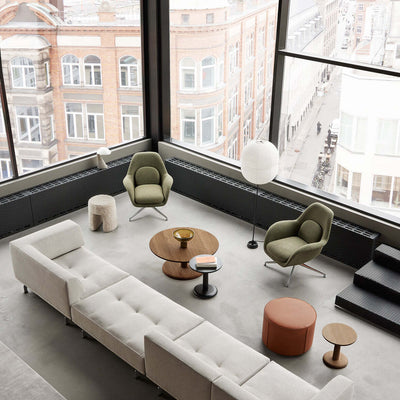 Swoon Lounge Swivel Chair - Petit - Fabric Shell