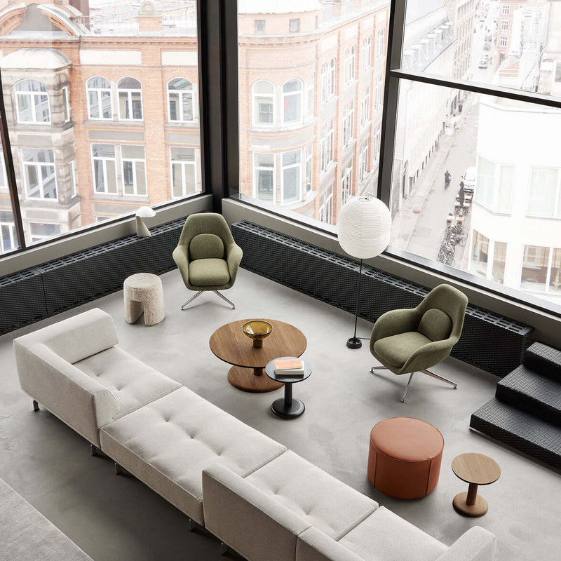 Swoon Lounge Swivel Chair - Petit - Fabric Shell