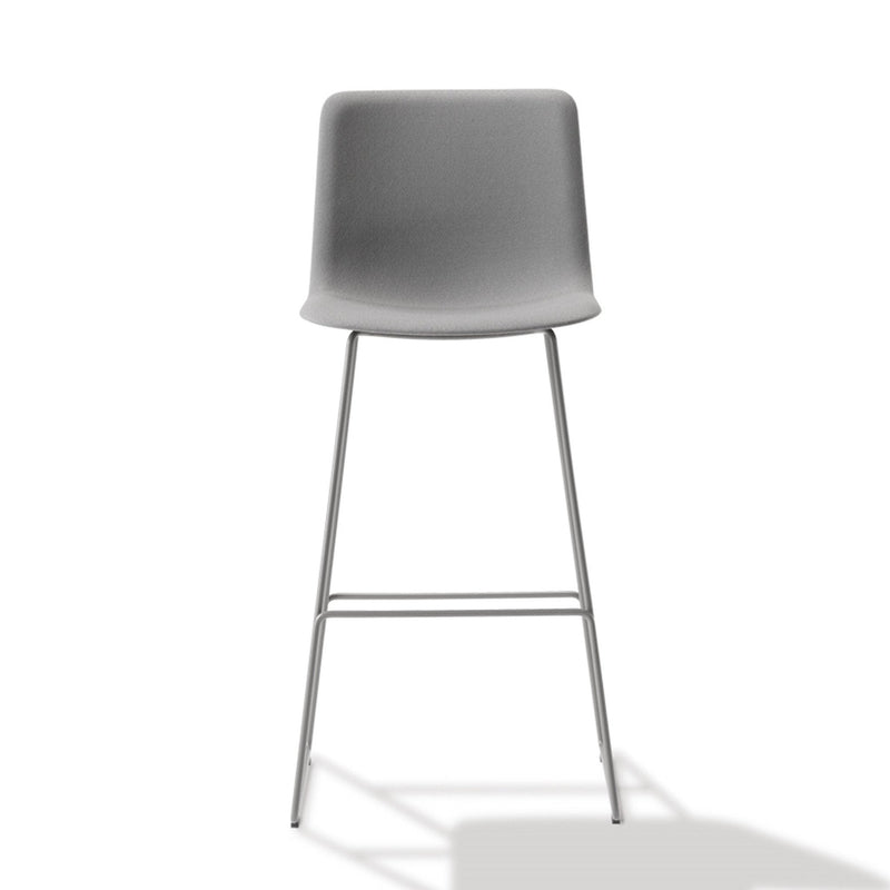 Pato Bar/Counter Stool - Sledge Base, Fully Upholstered