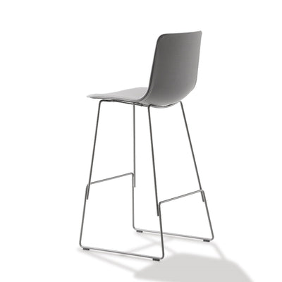 Pato Bar/Counter Stool - Sledge Base, Fully Upholstered